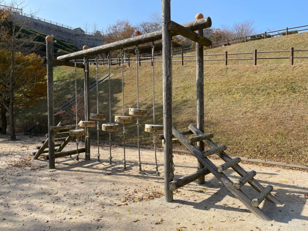 Playground equipment at Ōhirayama Summit Park