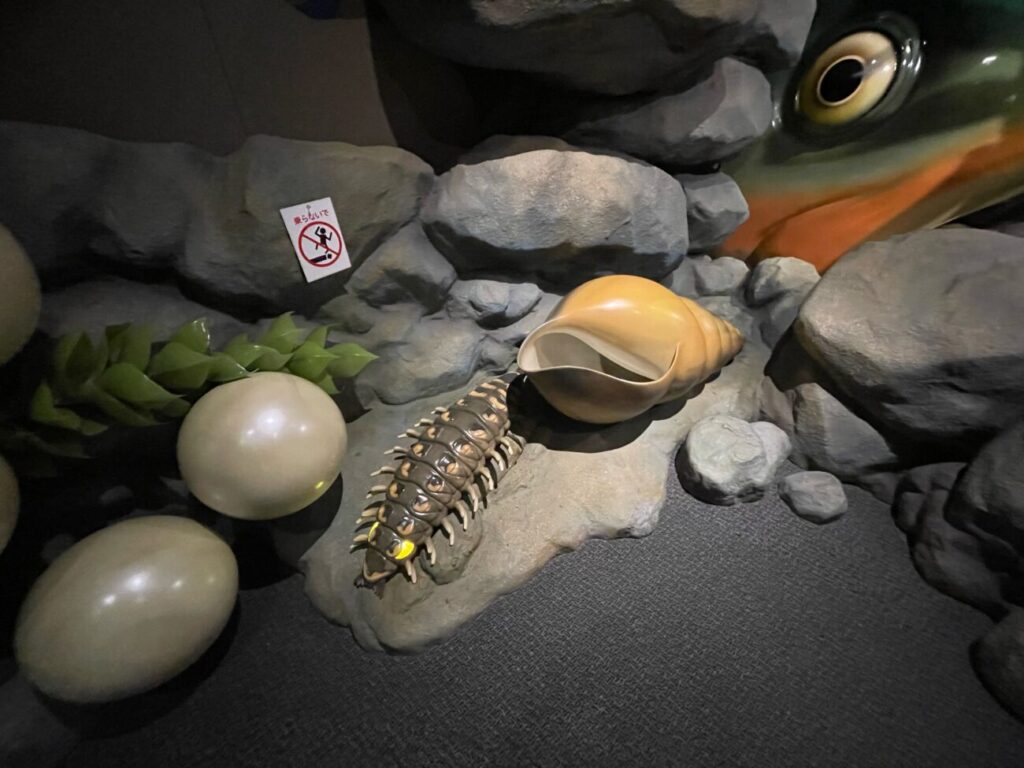 豊田ホタルの里ミュージアムの巨大虫模型